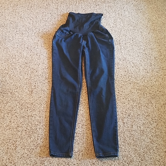 ⬇️ CCO Jessica Simpson maternity jeans, skinny, dark wash - Picture 3 of 8
